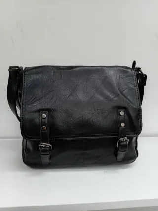 Borsa a tracolla nera da donna