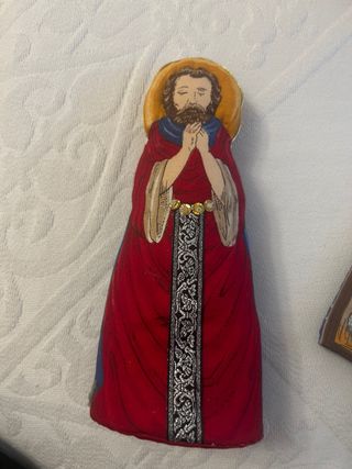 Belen de tela vintage ingles precioso