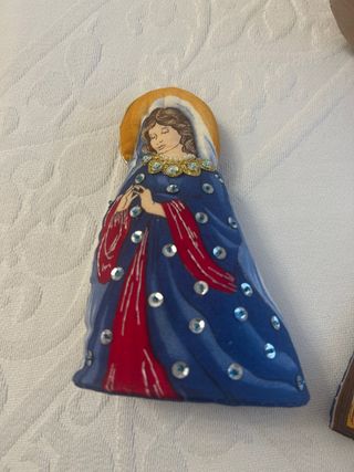 Belen de tela vintage ingles precioso