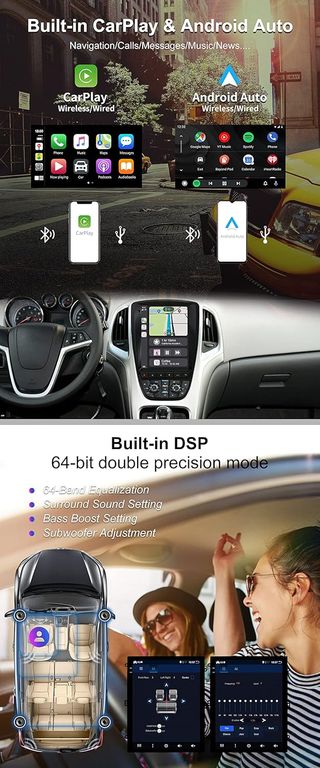 SXAUTO - 6G+128G - Android 14 IPS Autoradio para O