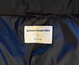 CHAQUETA ACOLCHADA RECORTADA AZUL MARINO Talla XL