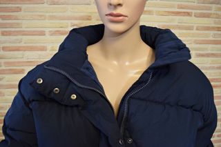 CHAQUETA ACOLCHADA RECORTADA AZUL MARINO Talla XL