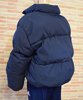 CHAQUETA ACOLCHADA RECORTADA AZUL MARINO Talla XL