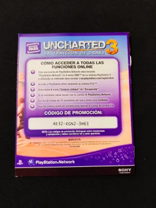 Uncharted 3 La Traición de Drake. PlayStation 3.