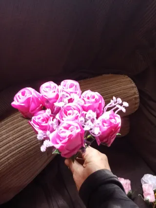 Ramo de rosas eternas fucsia