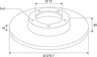 VALEO - Disco de freno aceitado - 197023 - Caja de