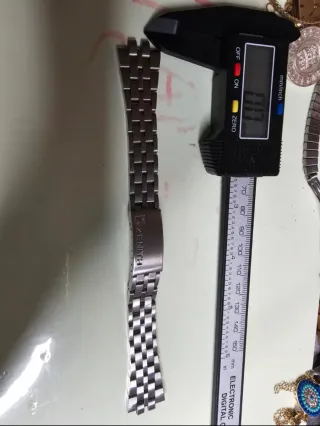 Correa reloj Zenith color plata sin armis