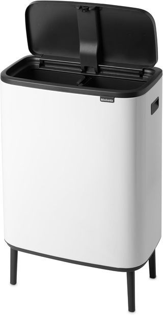 Brabantia Bo Hi Touch mecanismo de apertura con un