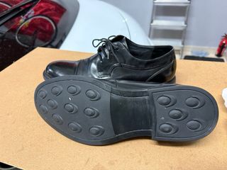 Zapatos Derby Piel Negra T44 Hobbs premium y top