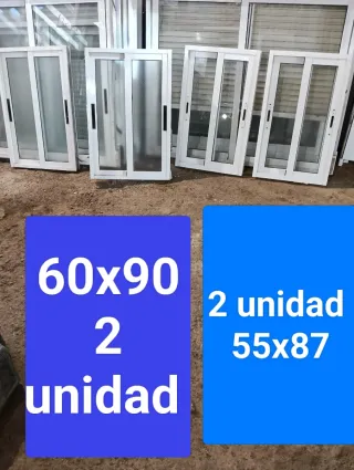 Ventanas de aluminio 60x90 y 55x87. 621292438