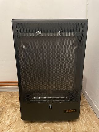 Estufa Gas Butano Vitrokitchen Negra