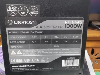Fuente Alimentación ATILUS 1000W