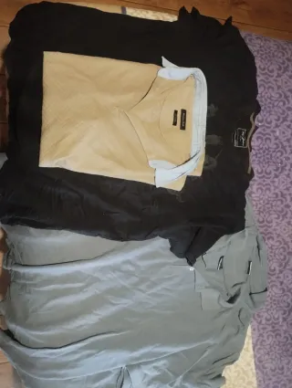 Lote 4 Polos y Camiseta Hombre XXL