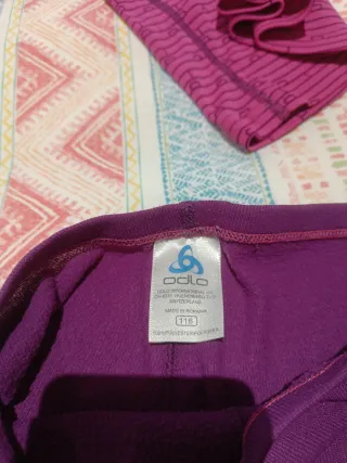 Conjunto térmico infantil pelo talla 116 (altura)