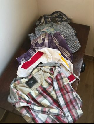 Lotto 5 camicie uomo