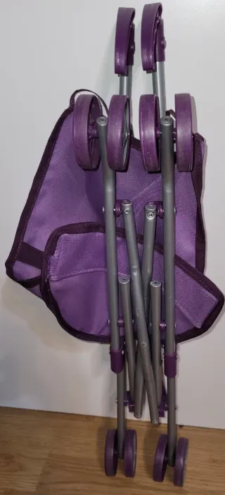 Sillita de paseo para muñecas plegable