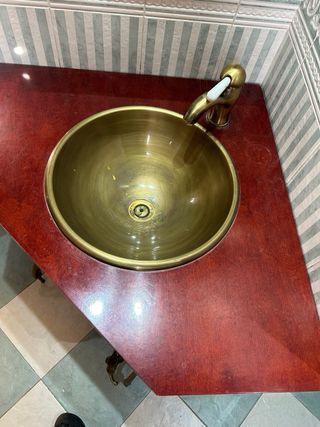 Lavabo Singer con espejo y encimera