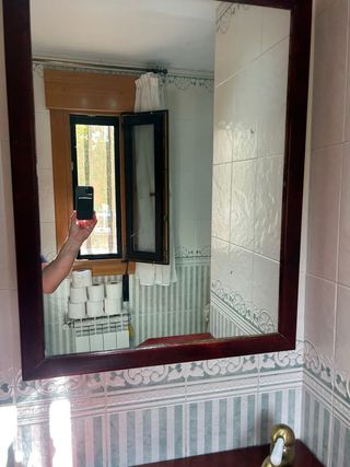 Lavabo Singer con espejo y encimera