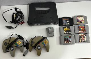 Nintendo 64 Consola + 2 Mandos + Juegos