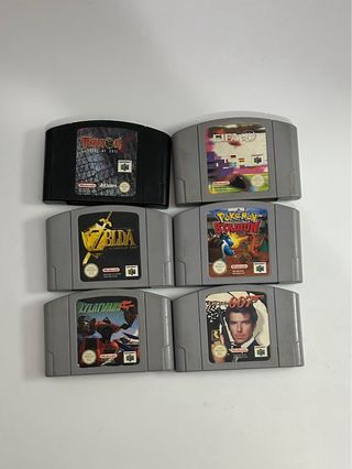 Nintendo 64 Consola + 2 Mandos + Juegos