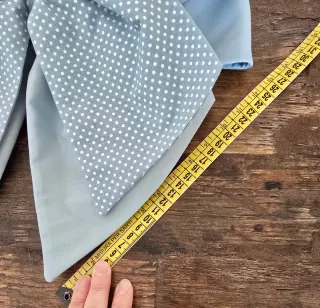 Fiocco nascita pois azzurro