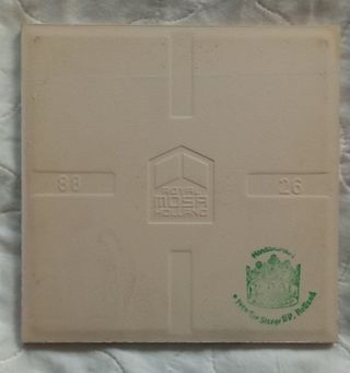 4 Piastrelle Olandesi Royal Schwab Dipinte a Mano