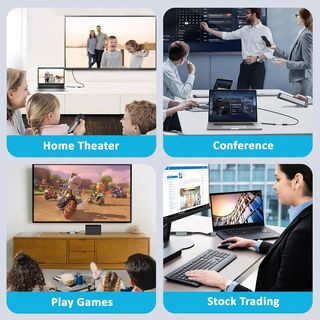 Adaptador USB a HDMI para monitor, convertidor HDM