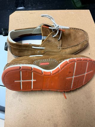 Náuticos Fluchos Piel Marrón Talla 44 seminuevos
