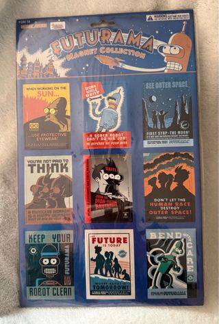 Pack Imanes originales de la serie Futurama