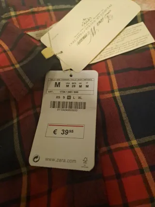 Camisa cuadros mujer