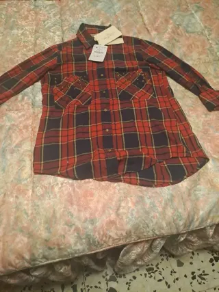 Camisa cuadros mujer