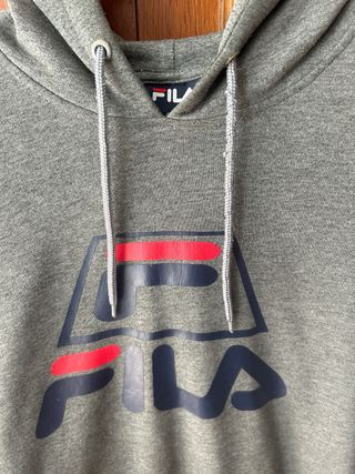 Sudadera Fila Gris Talla XXL