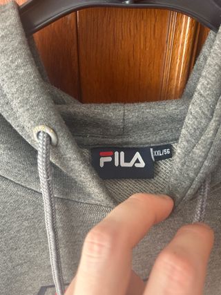 Sudadera Fila Gris Talla XXL