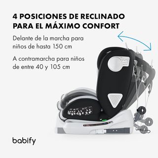 Babify Onboard Silla de Coche Isofix para Bebés y