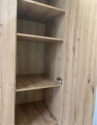 Armario de madera nuevo 3 puertas y cajones