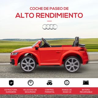 Coche Eléctrico para Niños de 3+ Años Audi TT