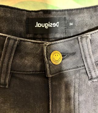 Pantalón Desigual Smiley Talla 34