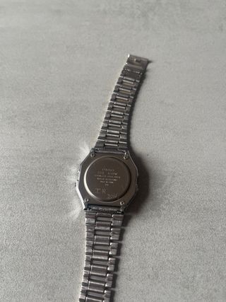 Casio A158W Vintage plateado
