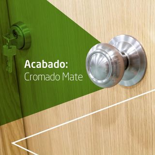 Amig - Pomo Redondo para Puertas Exteriores de Ent