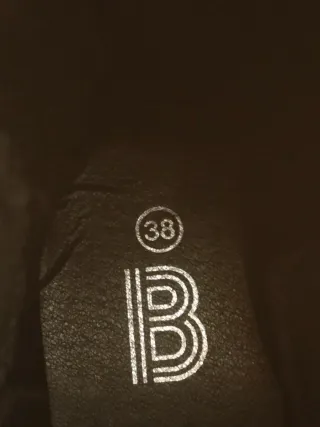 Botín piel vegana negro talla 38