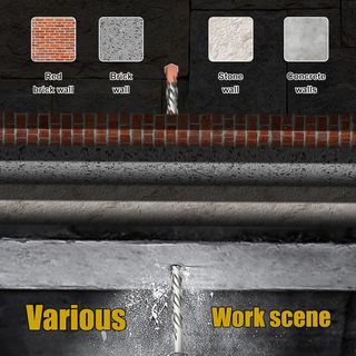 Broca de mampostería SDS de 6 mm x 350 mm de largo