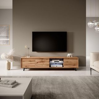 Selsey Galhad - Mueble TV - 175 cm Ancho - Roble w