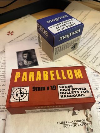 Cajas de Munición 9mm x 19 Resident Evil Zero