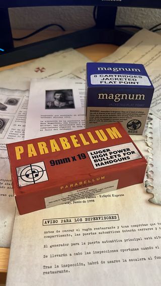 Cajas de Munición 9mm x 19 Resident Evil Zero