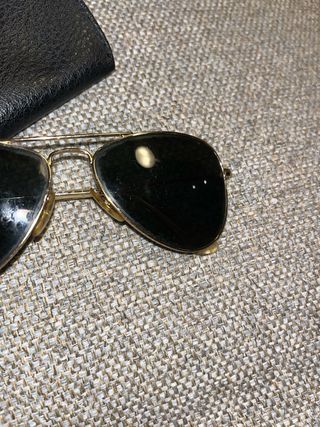 Gafas de Sol Ray-Ban Aviator Dorado/Negro pequeñas