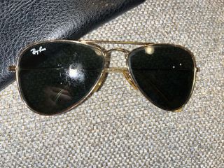 Gafas de Sol Ray-Ban Aviator Dorado/Negro pequeñas