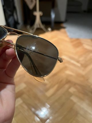 Gafas de Sol Ray-Ban Aviator Dorado/Negro pequeñas