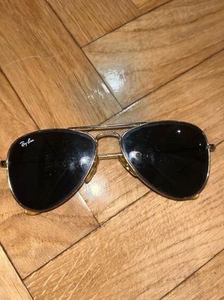 Gafas de Sol Ray-Ban Aviator Dorado/Negro pequeñas