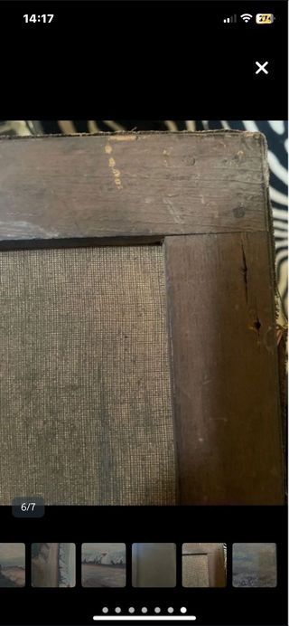 Óleo antiguo firmado C.P.Pellicer