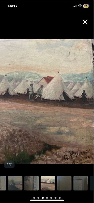 Óleo antiguo firmado C.P.Pellicer